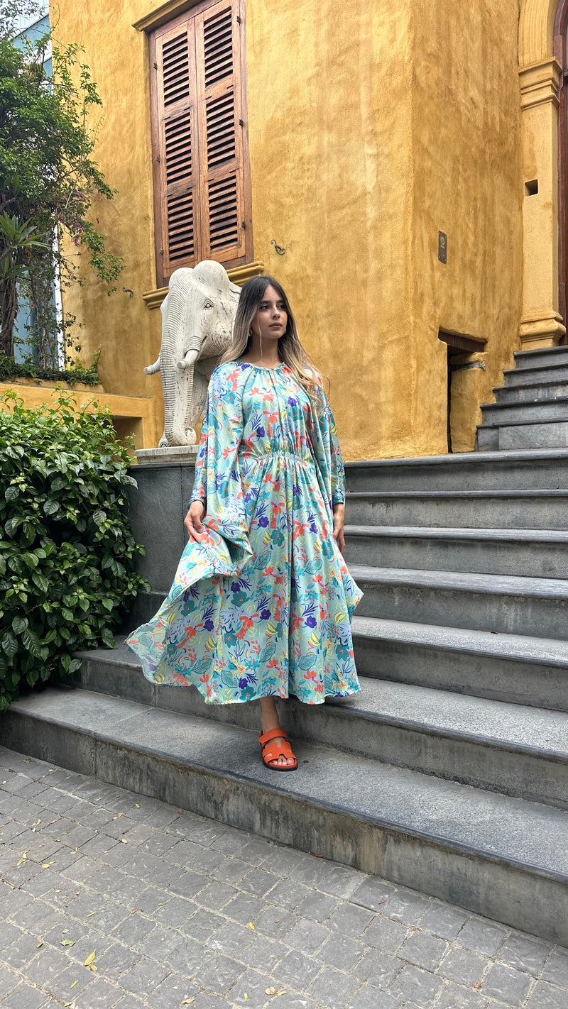 Zoha flower kaftan