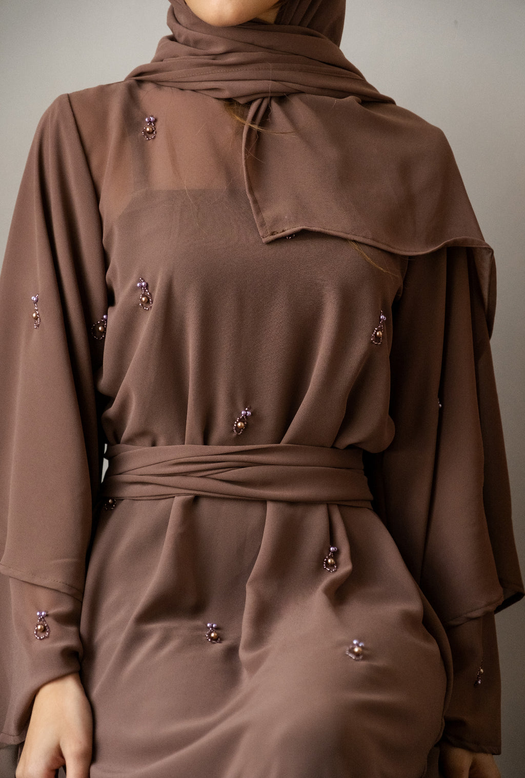 Layered abaya style 2