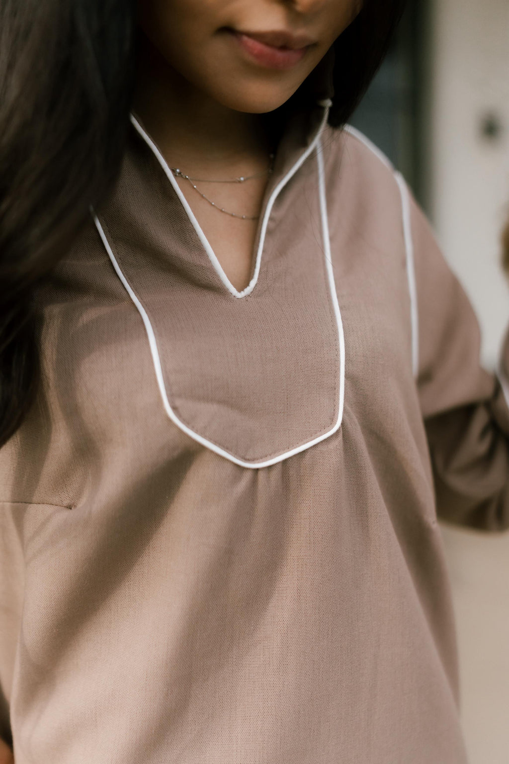 Moroccan linen shirt