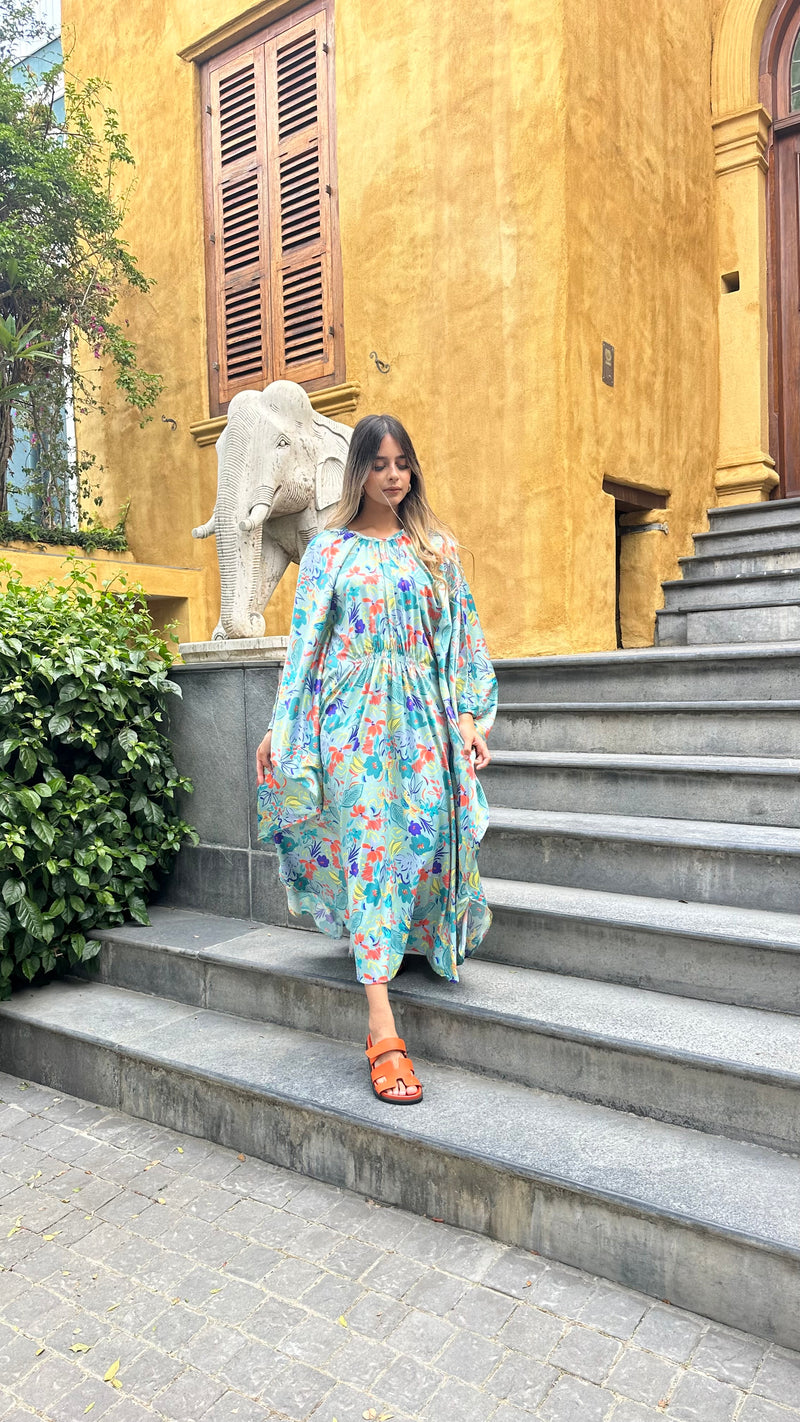 Zoha flower kaftan