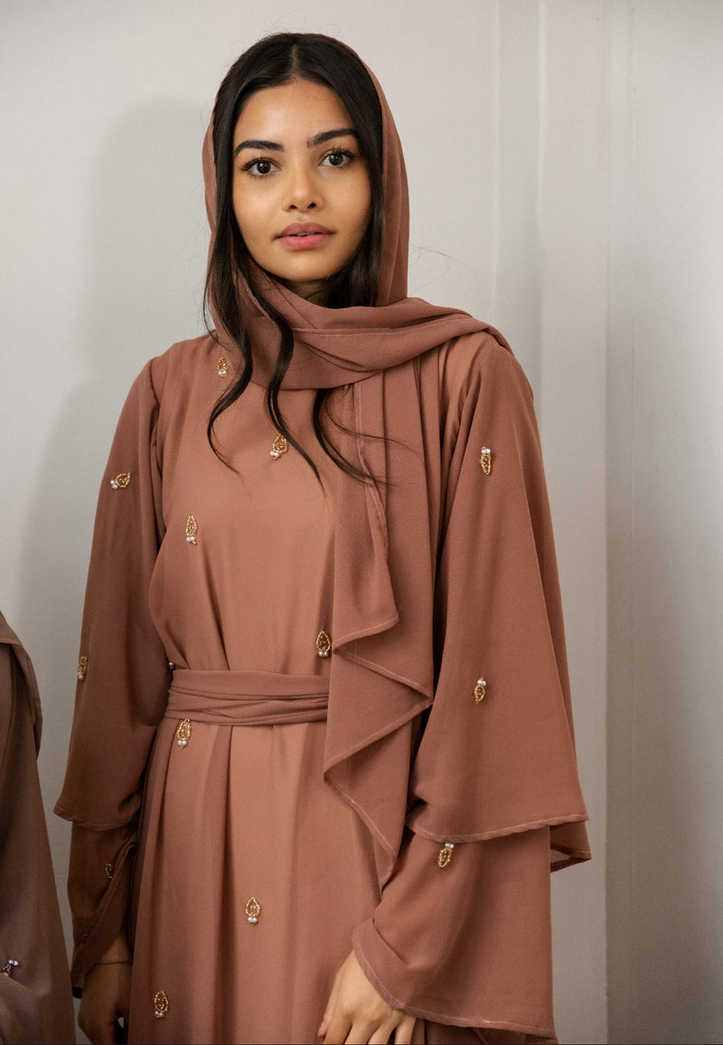 Layered abaya style 2