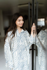 Zebra oversized shirt