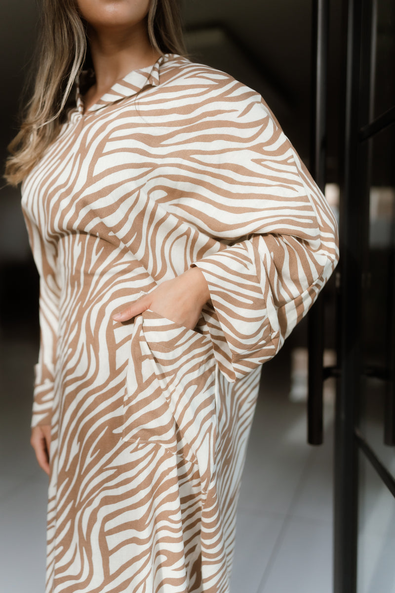 Zebra oversized shirt