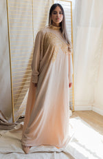 High Neck Beaded Kaftan