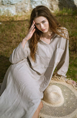 Over sized linen shirt
