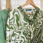 Palace green kaftan