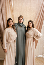 Sage v neck kaftan set